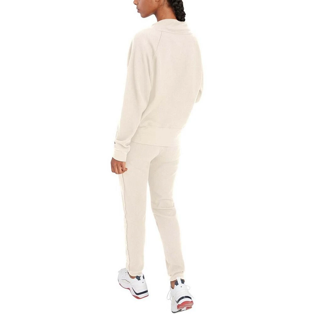 商品Tommy Hilfiger|Women's Cream Baltimore Ravens Zoey Raglan Pullover Sweatshirt and Pants Lounge Set,价格¥973,第2张图片详细描述