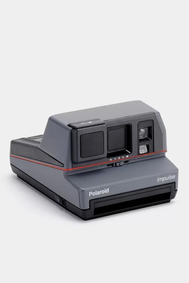 商品Polaroid|Polaroid Grey Impulse Vintage 600 Instant Camera Refurbished by Retrospekt,价格¥1034,第4张图片详细描述