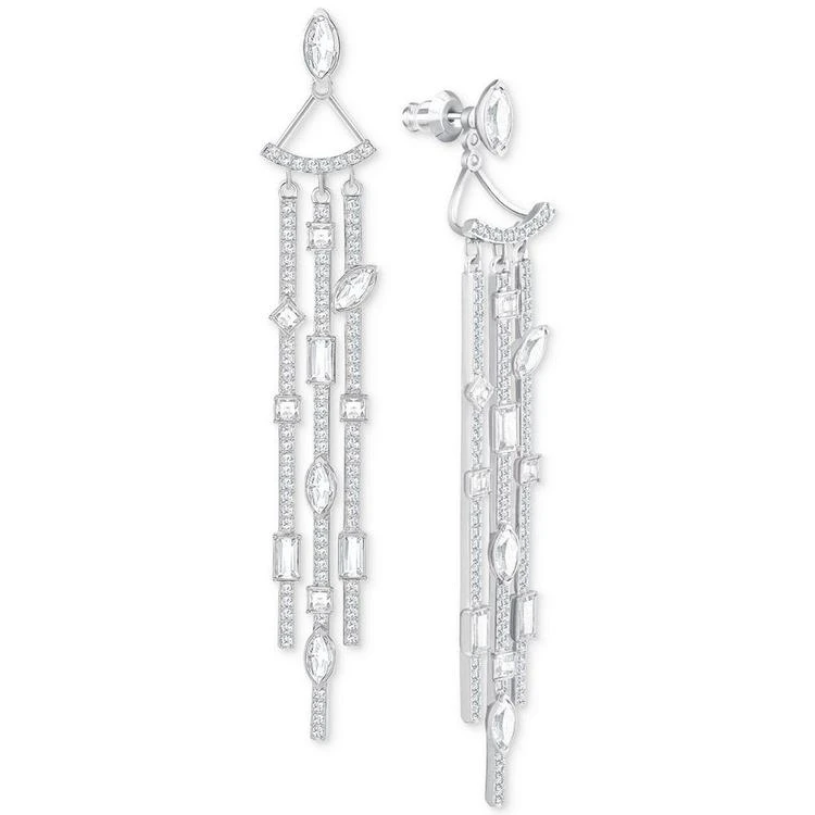 商品Swarovski|Silver-Tone Crystal Ear Jacket Earrings,价格¥1265,第2张图片详细描述