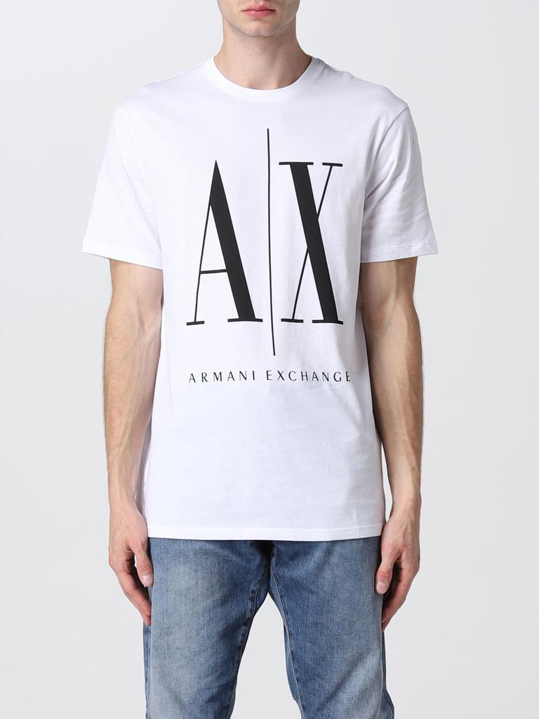 Armani Exchange T-shirt with AX print商品第1张图片规格展示