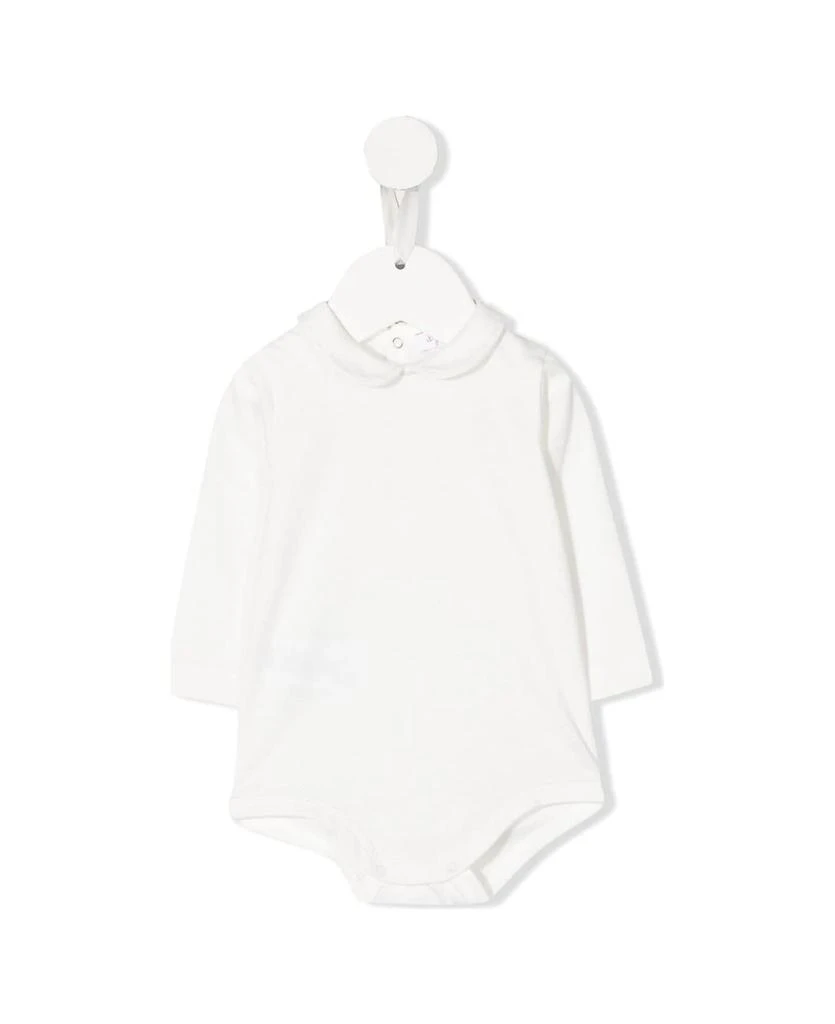 商品IL GUFO|Baby White Body With Round Embroidered Collar,价格¥749,第1张图片