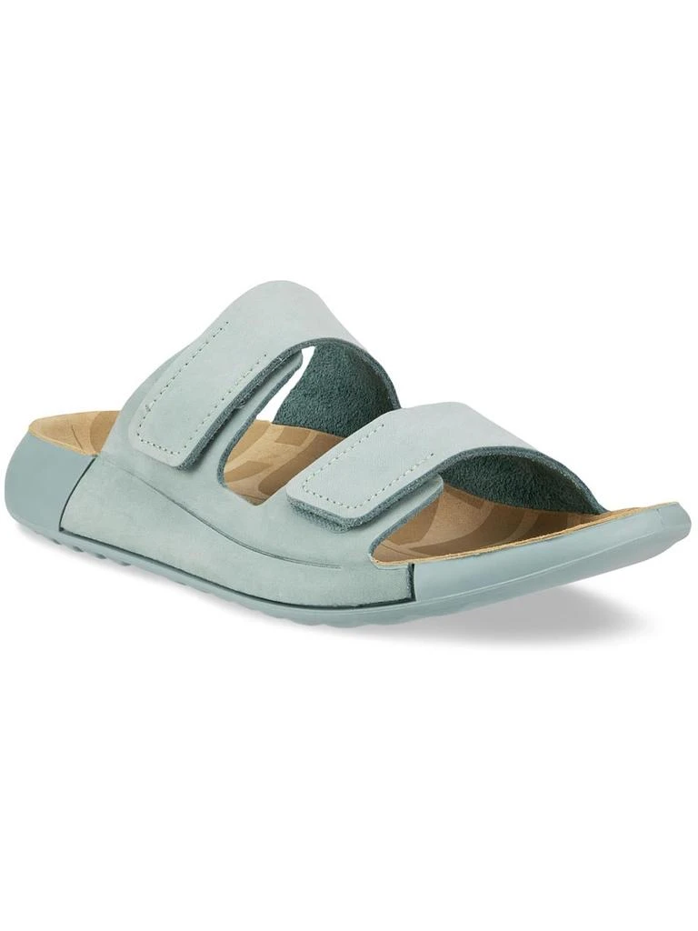 商品ECCO|Cozmo Womens Velcro Flat Slide Sandals,价格¥322,第1张图片