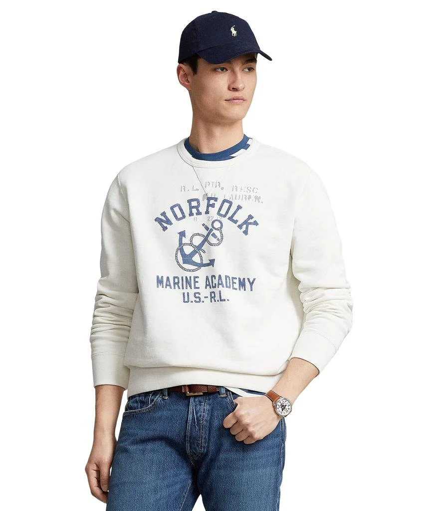 商品Ralph Lauren|Anchor-Print Fleece Sweatshirt,价格¥336,第1张图片