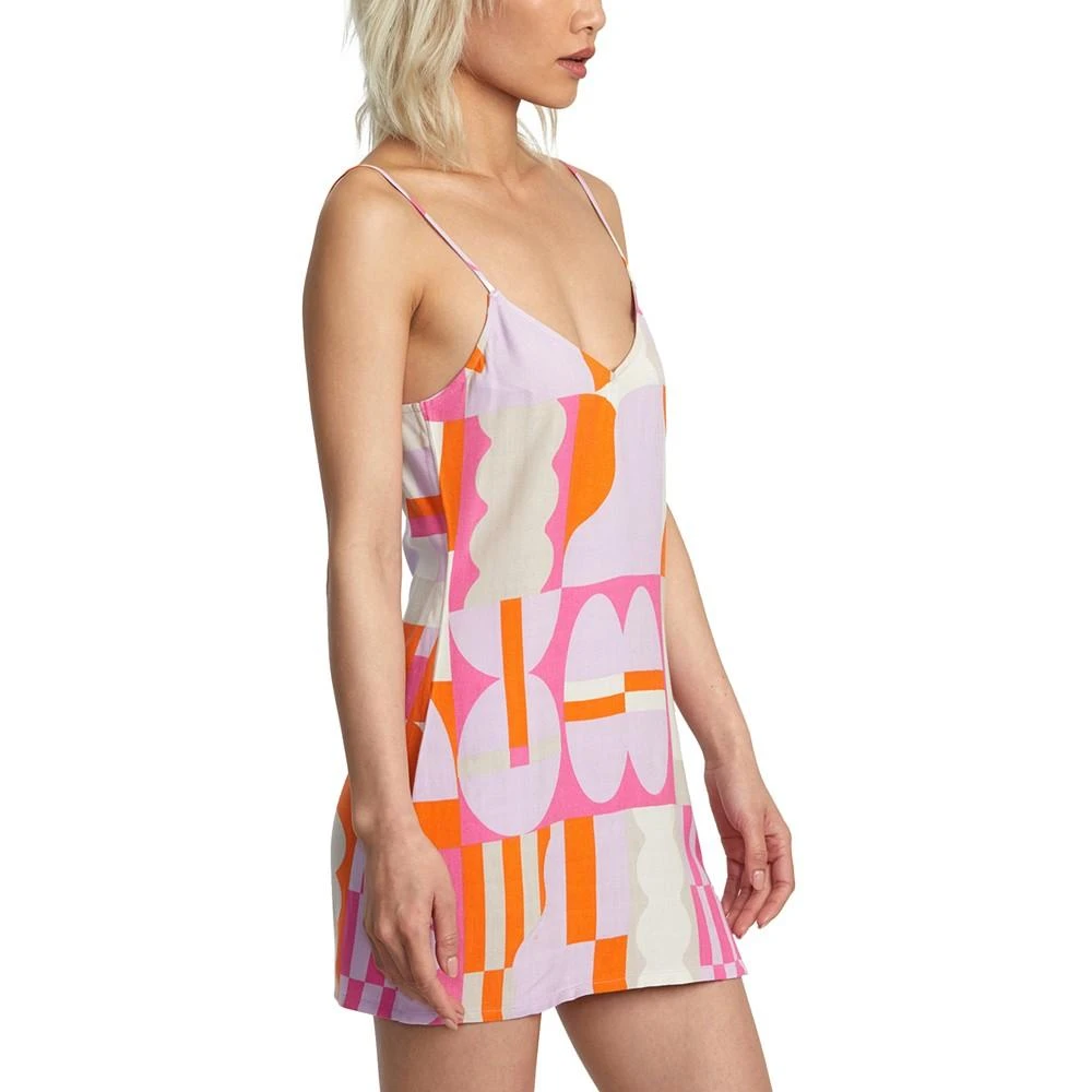 商品RVCA|Juniors' Jesse Brown Mini Slip Dress,价格¥251,第3张图片详细描述