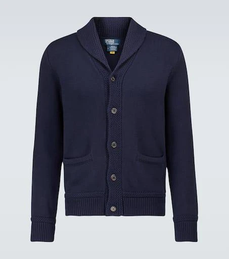 商品Ralph Lauren|Long-sleeved cotton cardigan,价格¥1446,第1张图片