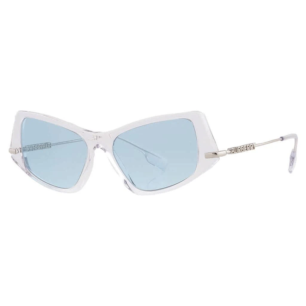 商品Burberry|Light Azure Irregular Ladies Sunglasses BE4408 302480 52,价格¥876,第2张图片详细描述