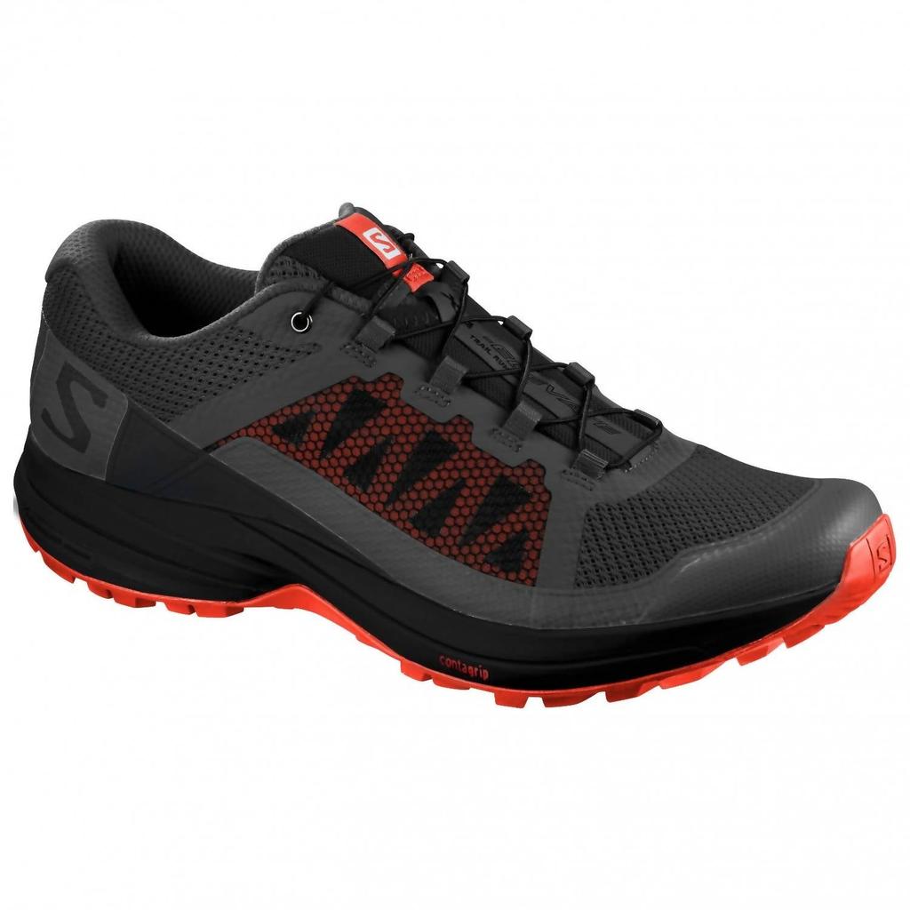 Men'S Xa Elevate Trail Running Shoes in Black/Red商品第2张图片规格展示