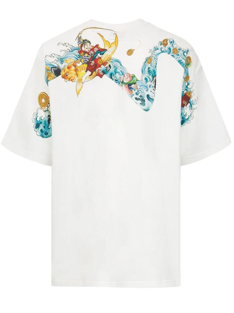 商品Evisu|Evisu White Cotton T-shirt,价格¥1033,第2张图片详细描述