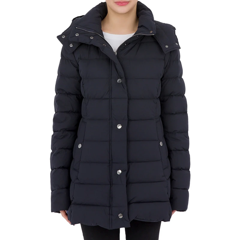 商品[国内直发] Moncler|MONCLER 深蓝色女士棉服 4698990-53513-775,价格¥8915,第1张图片