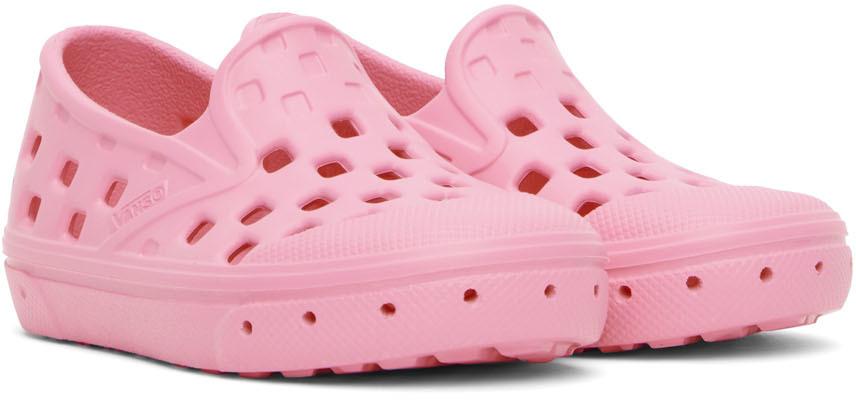 Baby Pink Slip-On TRK Sneakers商品第4张图片规格展示