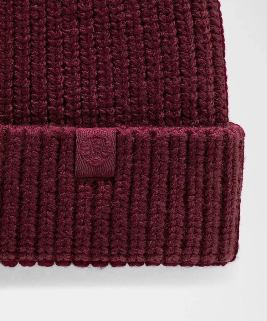 商品Lululemon|Close-Fit Wool-Blend Ribbed Knit Beanie,价格¥316,第4张图片详细描述