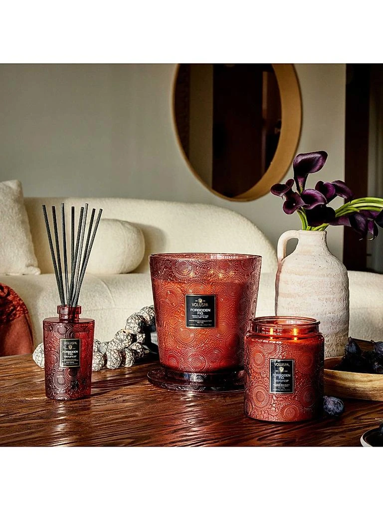 商品Voluspa|Forbidden Fig 5-Wick Hearth Candle,价格¥1859,第3张图片详细描述
