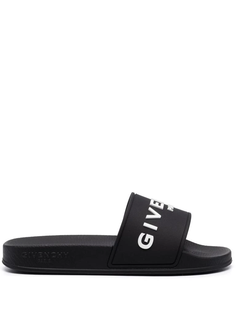商品Givenchy|GIVENCHY - Logo Pool Slides,价格¥1751,第1张图片