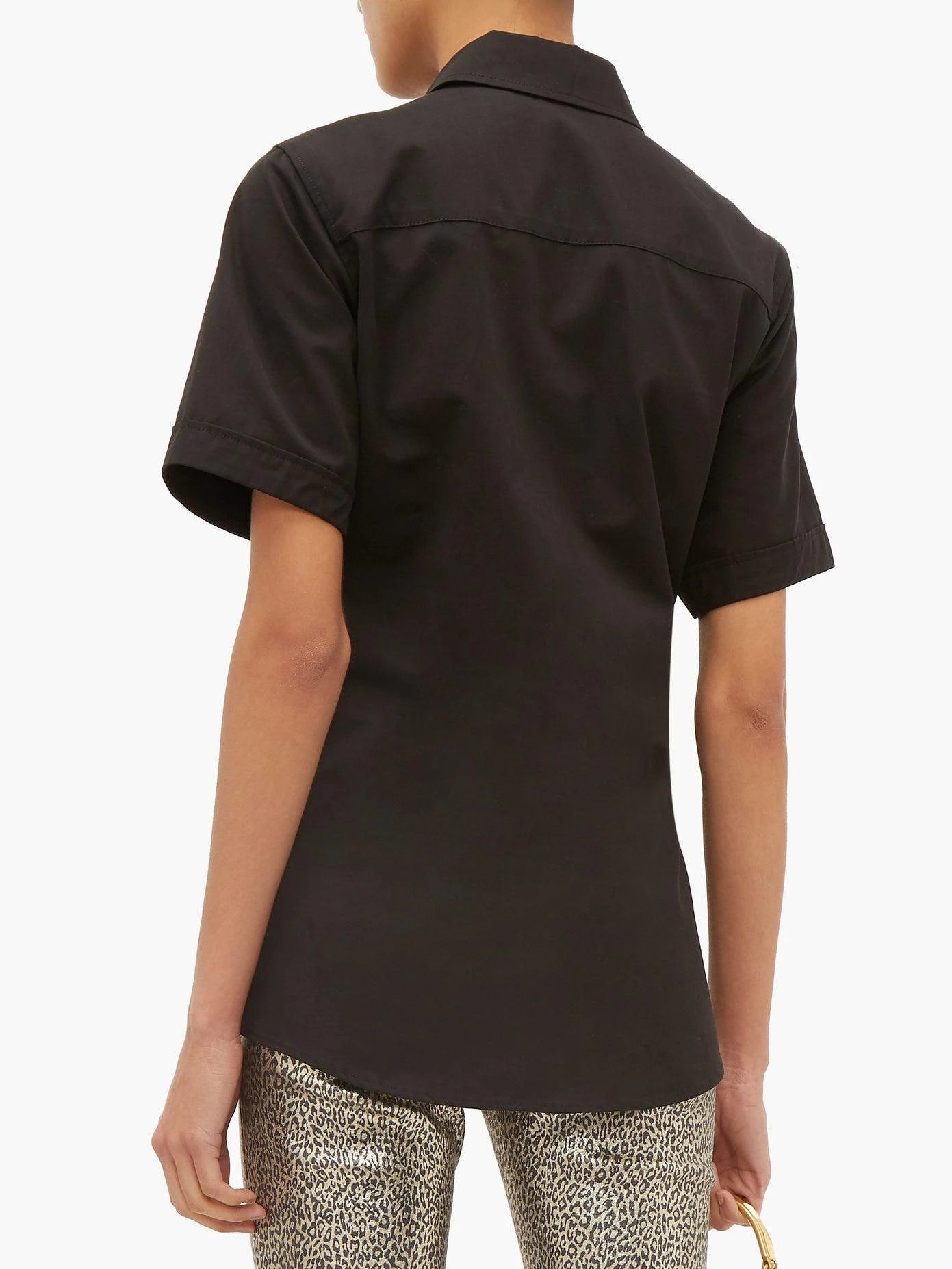 Gramy pleated cotton-canvas shirt 商品