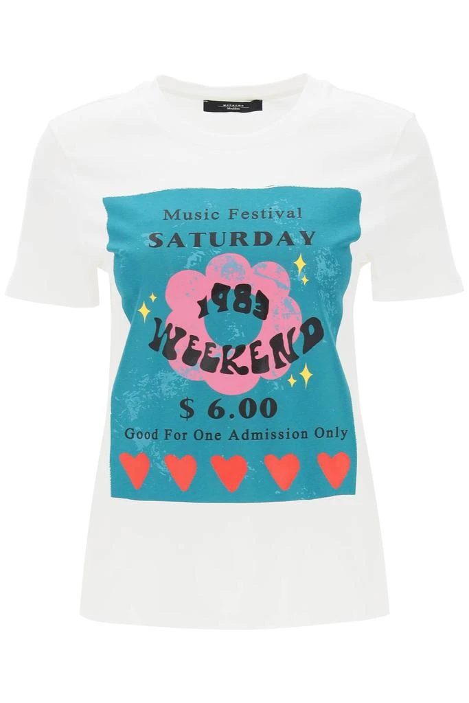 商品Weekend Max Mara|'sante' t-shirt with print,价格¥161,第1张图片