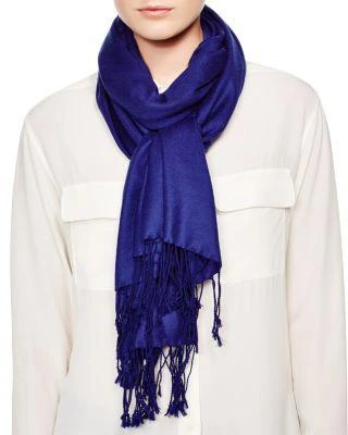 商品Bloomingdale's|Fringe Scarf - 100% Exclusive,价格¥890,第1张图片详细描述