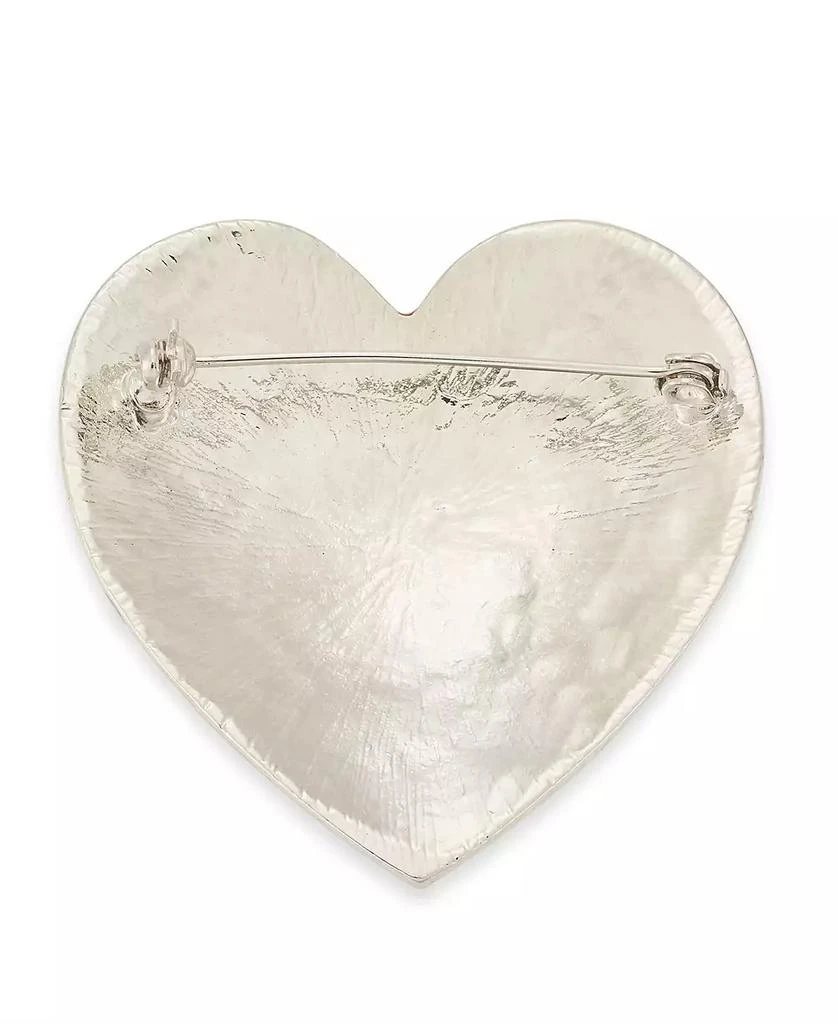 商品Holiday Lane|Crystal Heart Pin, Created for Macy's,价格¥217,第2张图片详细描述