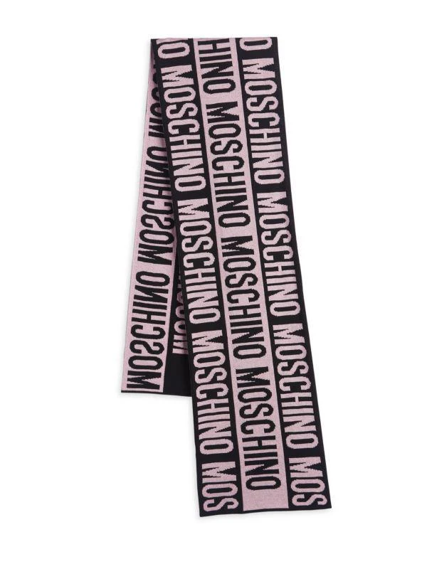 商品Moschino|Cold Weather Logo Scarf,价格¥775,第2张图片详细描述
