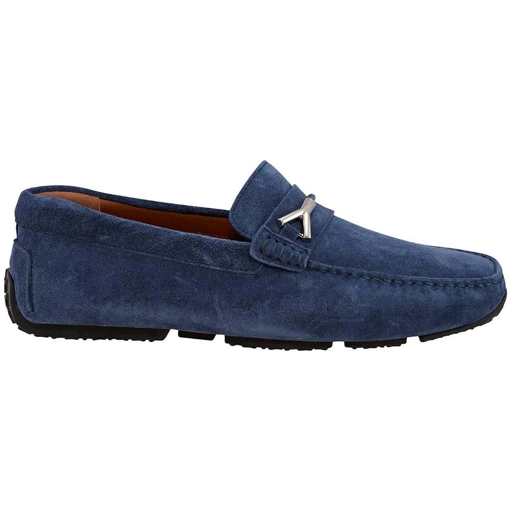 商品Bally|Bally Mens Blue Pieret Slip On Loafers, Brand Size 6 (US Size 7 EEE),价格¥1025,第1张图片