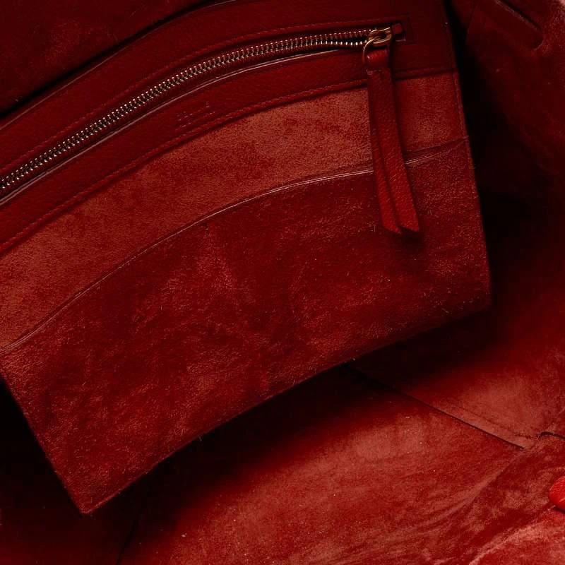Celine Orange Soft Grained Leather Small Cabas Phantom Tote 商品