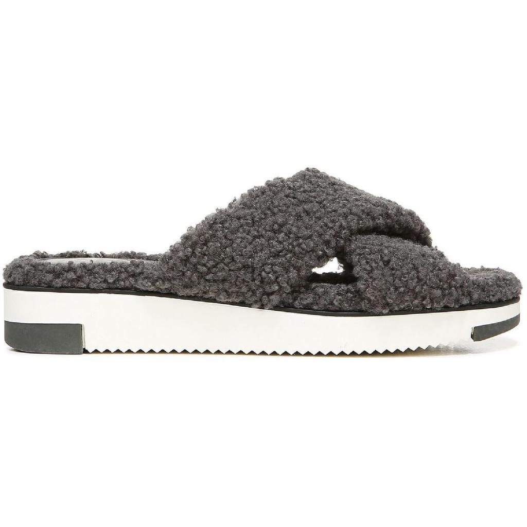 商品Sam Edelman|Sam Edelman Womens Alice Faux Fur Slippers Slide Sandals,价格¥124-¥160,第6张图片详细描述