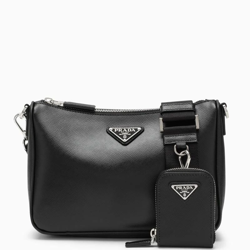 商品Prada|Small black saffiano shoulder bag,价格¥15130,第1张图片