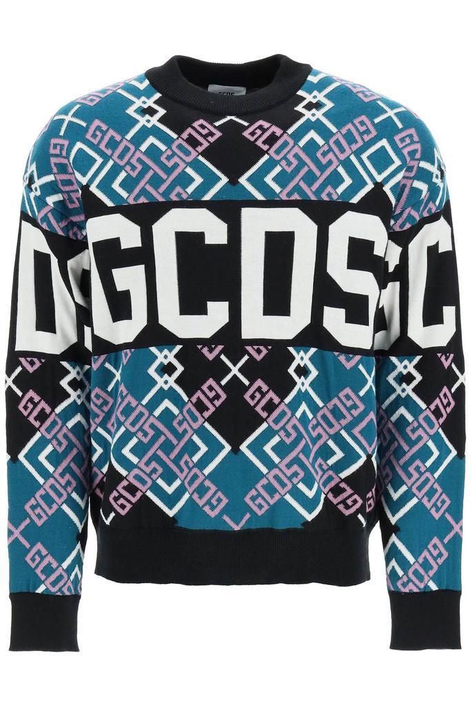 商品GCDS|Gcds jacquard logo sweater,价格¥2109,第1张图片