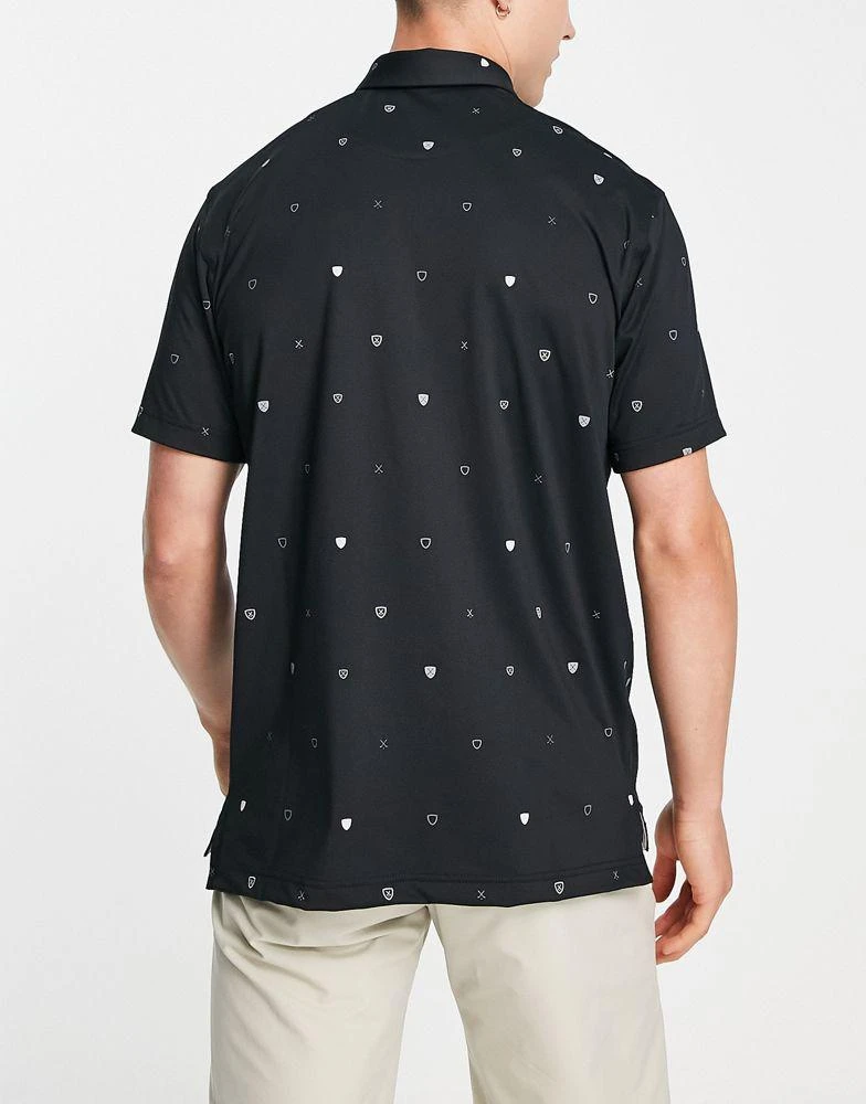 商品NIKE|Nike Golf Player Dri-FIT small print polo in black,价格¥378,第2张图片详细描述