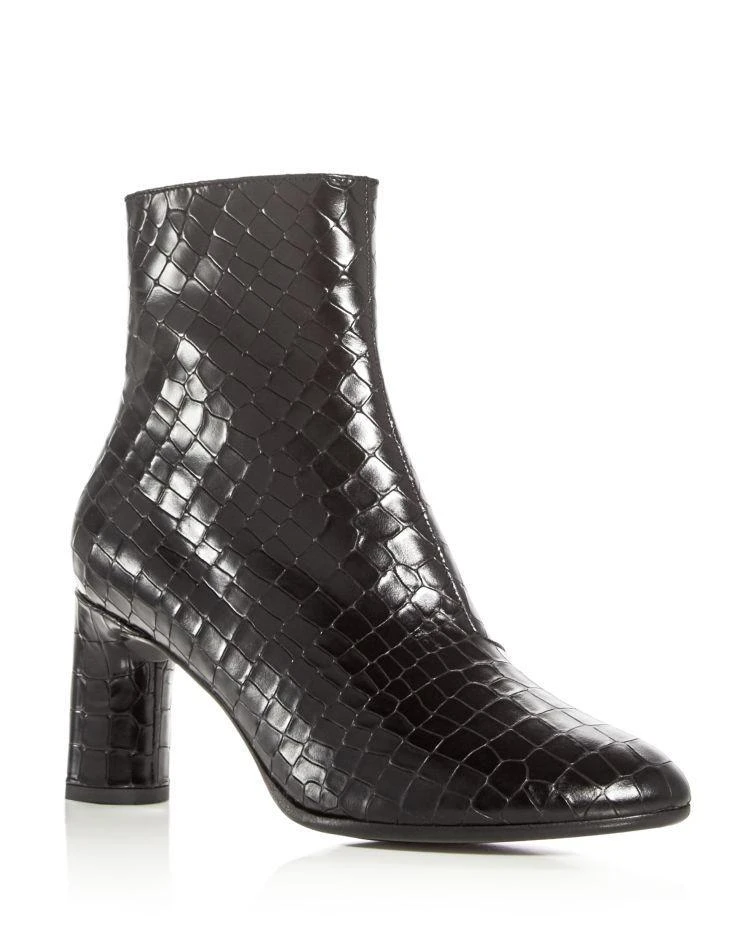 商品ROBERT CLERGERIE|Robert Clergerie Elte Croc Embossed High Heel Booties,价格¥3120,第1张图片