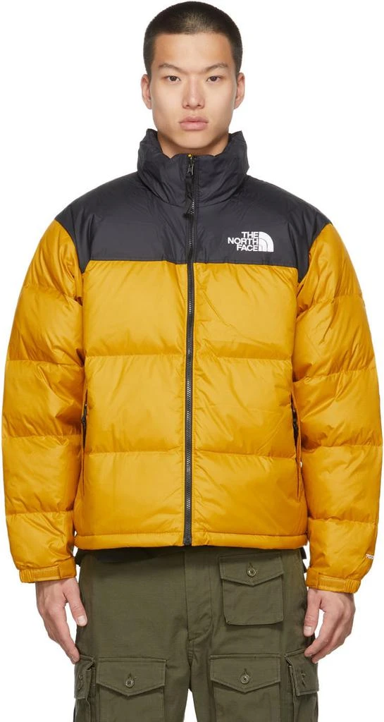 The North Face Yellow & Black Down 1996 Retro Nuptse Puffer Jacket 1