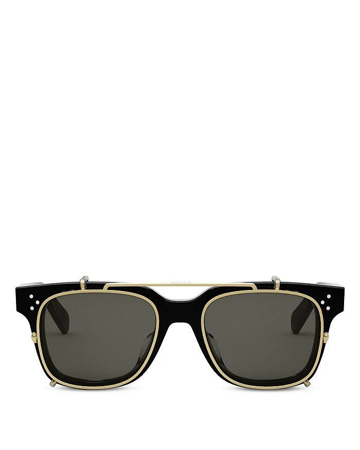 商品Celine|Clip On Square Sunglasses, 50mm,价格¥3830,第2张图片详细描述