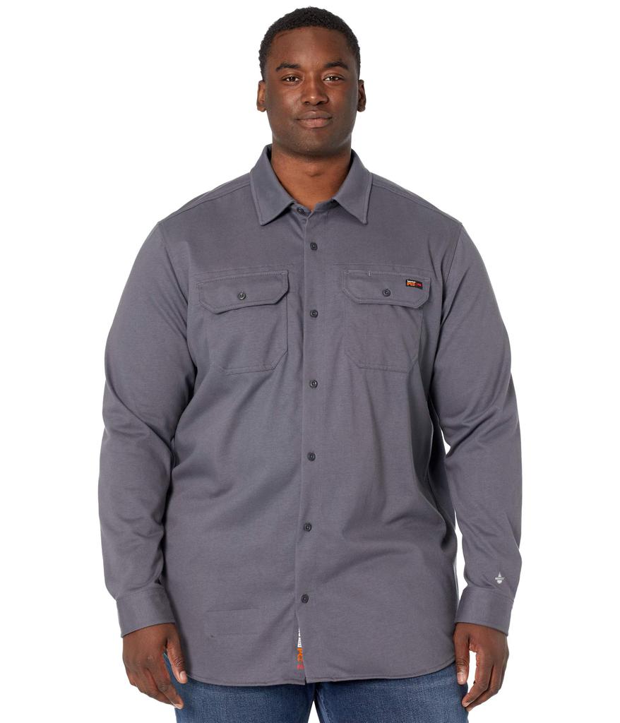 FR Cotton Core Button Front Shirt - Tall商品第1张图片规格展示