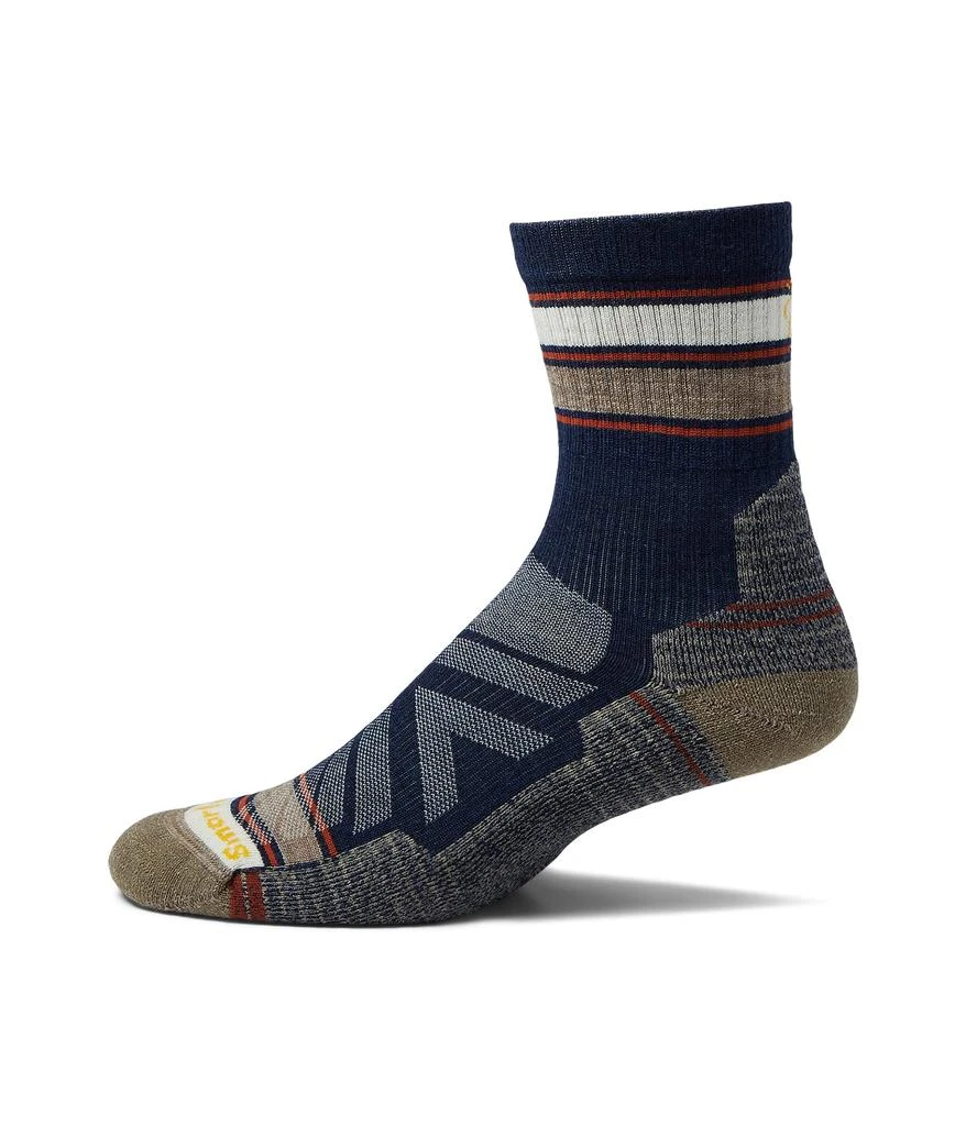 商品SmartWool|Performance Hike Light Cushion Striped Mid Crew,价格¥182,第1张图片