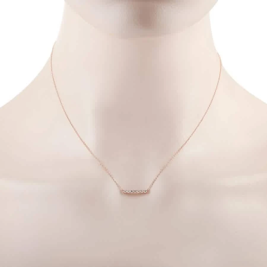 商品LB Exclusive|14K Rose Gold 0.25 ct Diamond Pendant Necklace,价格¥3156,第2张图片详细描述