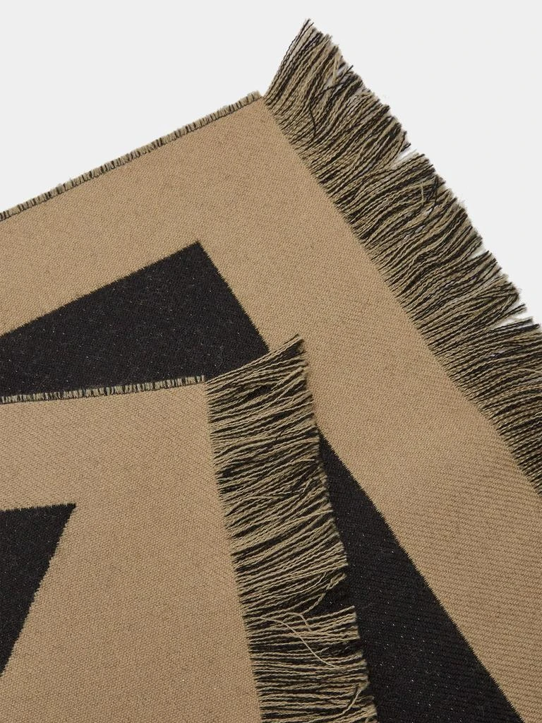 商品Burberry|Logo-jacquard wool scarf,价格¥2811,第4张图片详细描述