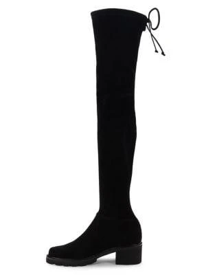 商品Stuart Weitzman|Flannery Suede Over The Knee Boots,价格¥1711,第4张图片详细描述