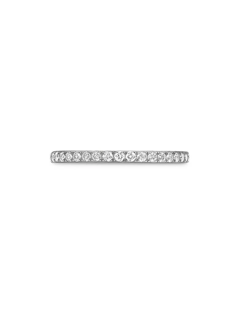 商品David Yurman|DY Eden Partway Band Ring in Platinum,价格¥13315,第3张图片详细描述