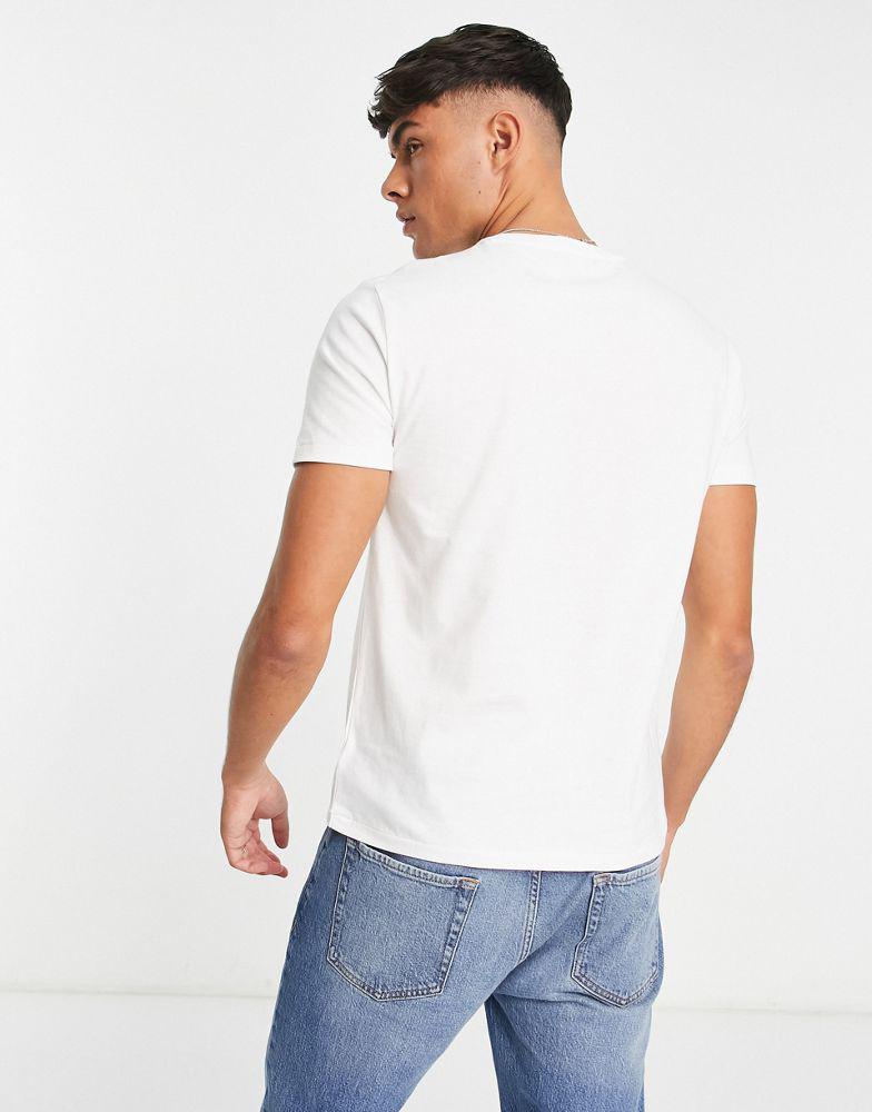 Polo Ralph Lauren sun valley bear print t-shirt custom fit in white商品第2张图片规格展示