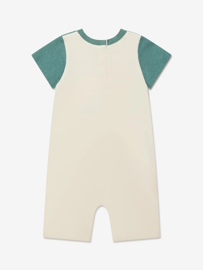 商品Gucci|Baby Boys Logo Romper in Green,价格¥1938,第2张图片详细描述