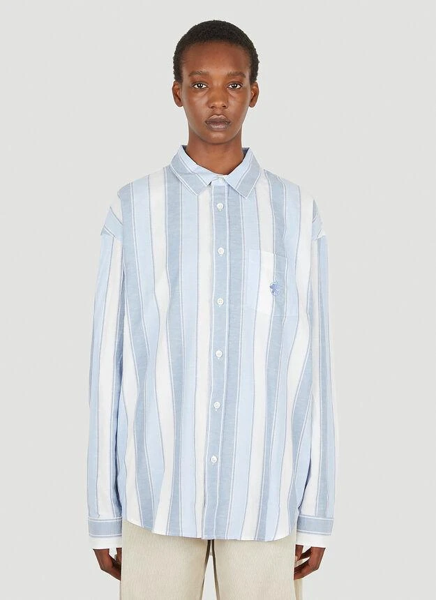 商品STUSSY|Wide Stripe Shirt in Blue,价格¥732,第1张图片