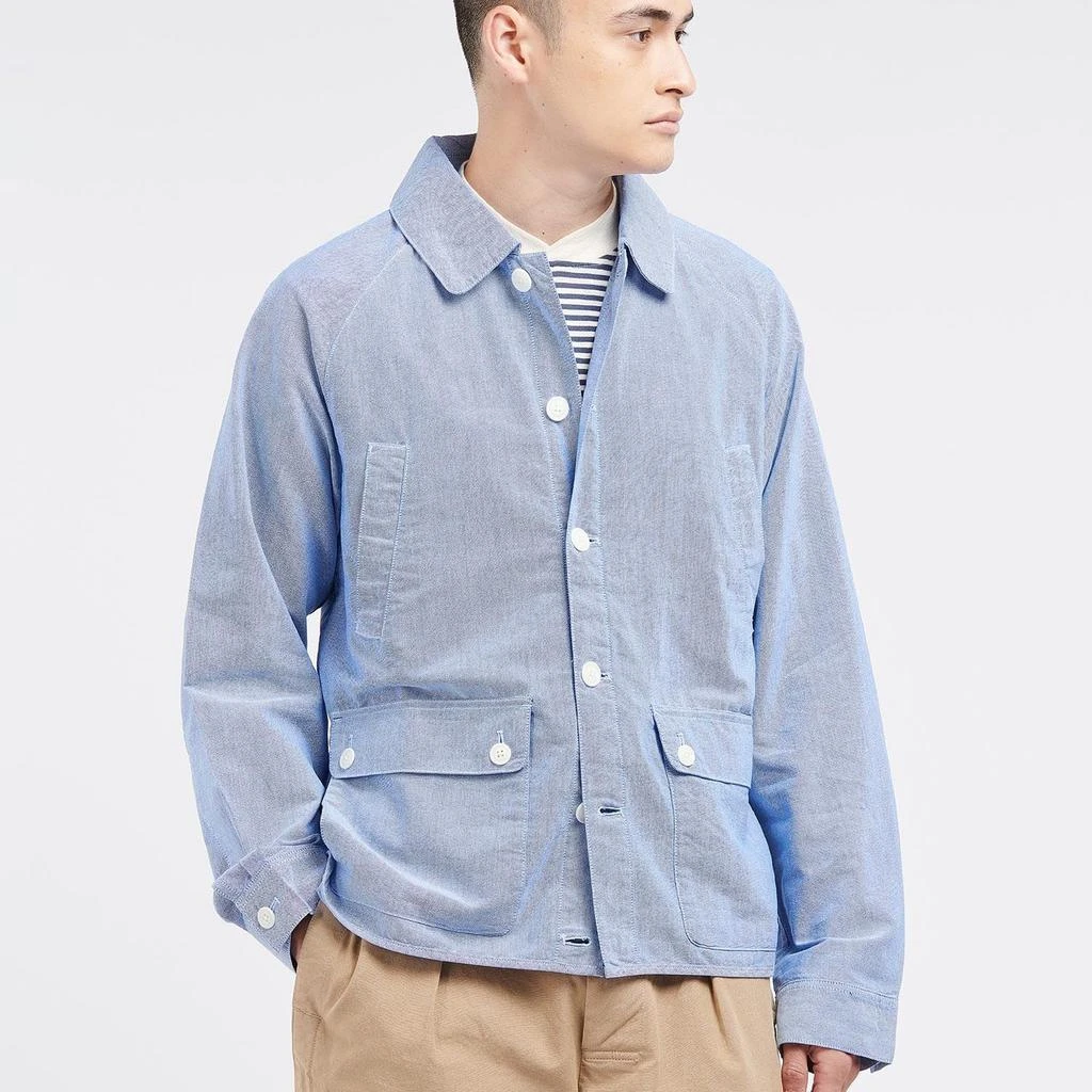 商品Barbour|Barbour Oxford Casual Jacket - Light Blue,价格¥2093,第1张图片