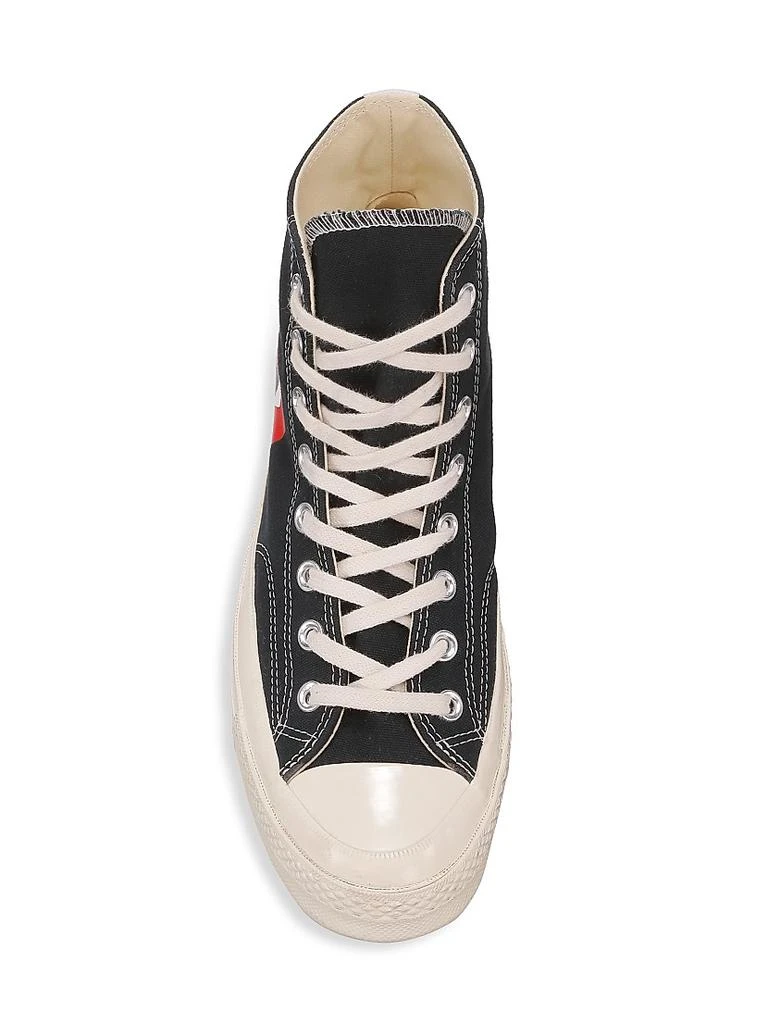 商品Comme des Garcons|CdG PLAY x Converse Men's Chuck Taylor All Star High-Top Sneakers,价格¥1119,第5�张图片详细描述