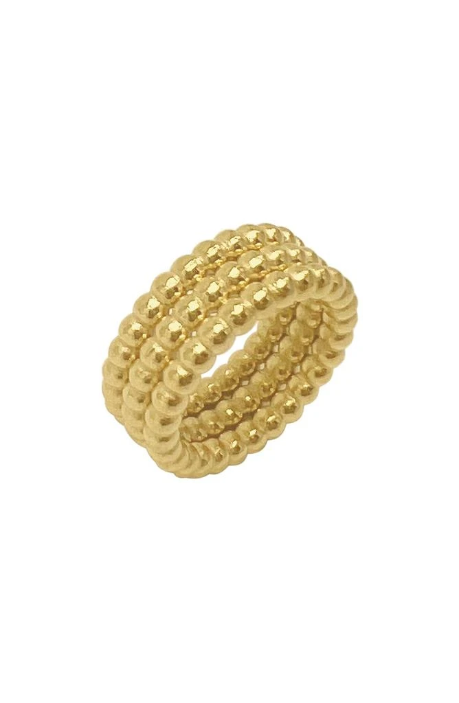 商品ADORNIA|Triple Row Beaded Band Ring,价格¥180,第2张图片详细描述