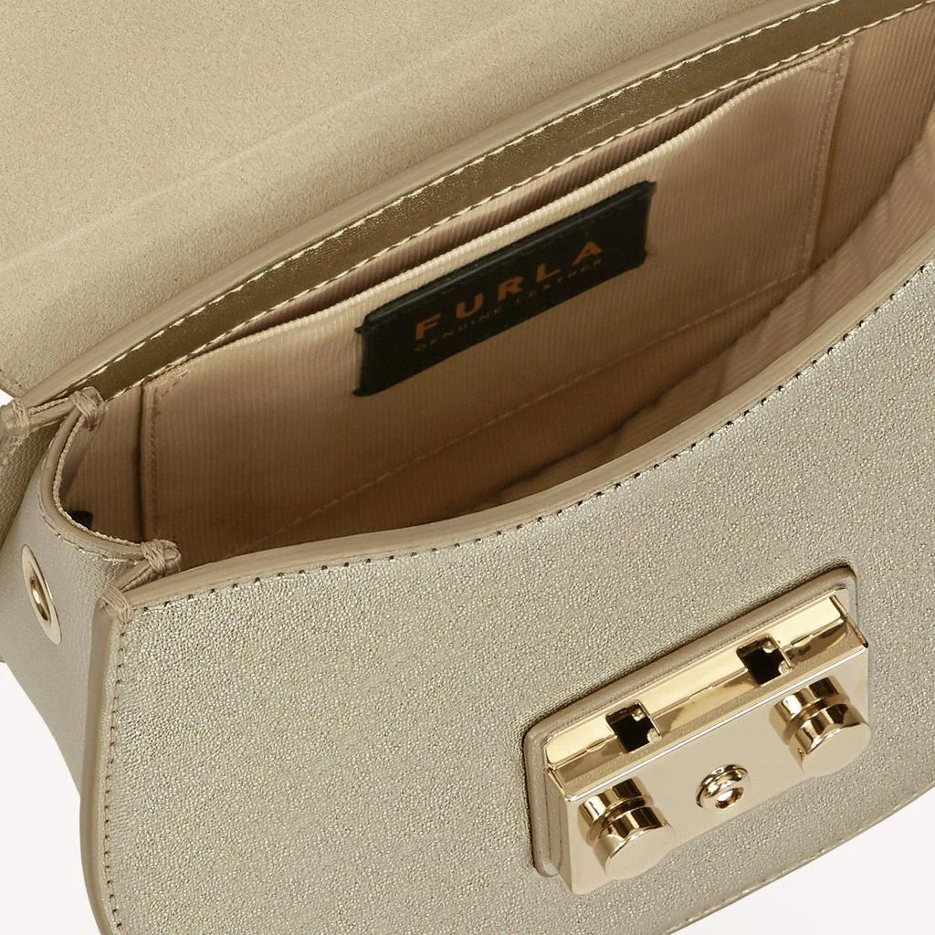 商品Furla|Furla Metropolis Mini Crossbody Metallic,价格¥1043,第3张图片详细描述