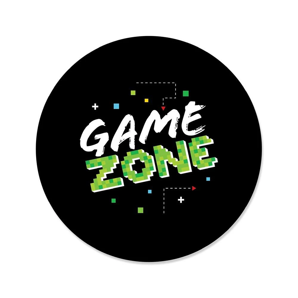 商品Big Dot of Happiness|Game Zone - Pixel Video Game Party or Birthday Party Circle Sticker Labels 24 Ct,价格¥75,第1张图片