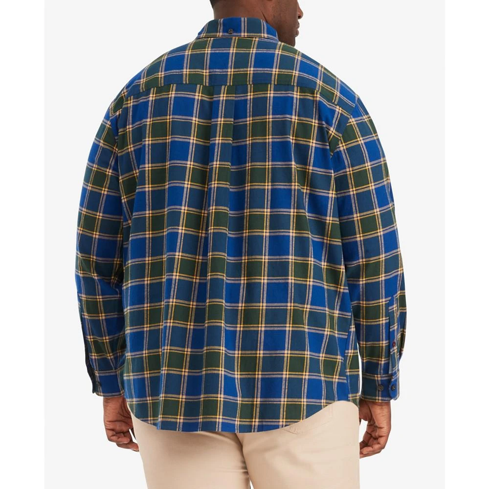 商品Tommy Hilfiger|Men's Big & Tall Blakely Glen Plaid Long-Sleeve Button-Down Shirt,价格¥597,第4张图片详细描述