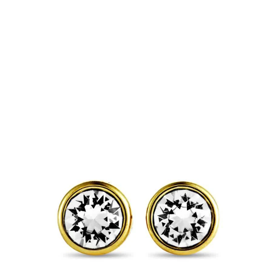商品Swarovski|Harley Gold-Plated and Crystal Pierced Earrings Set,价格¥297,第2张图片详细描述