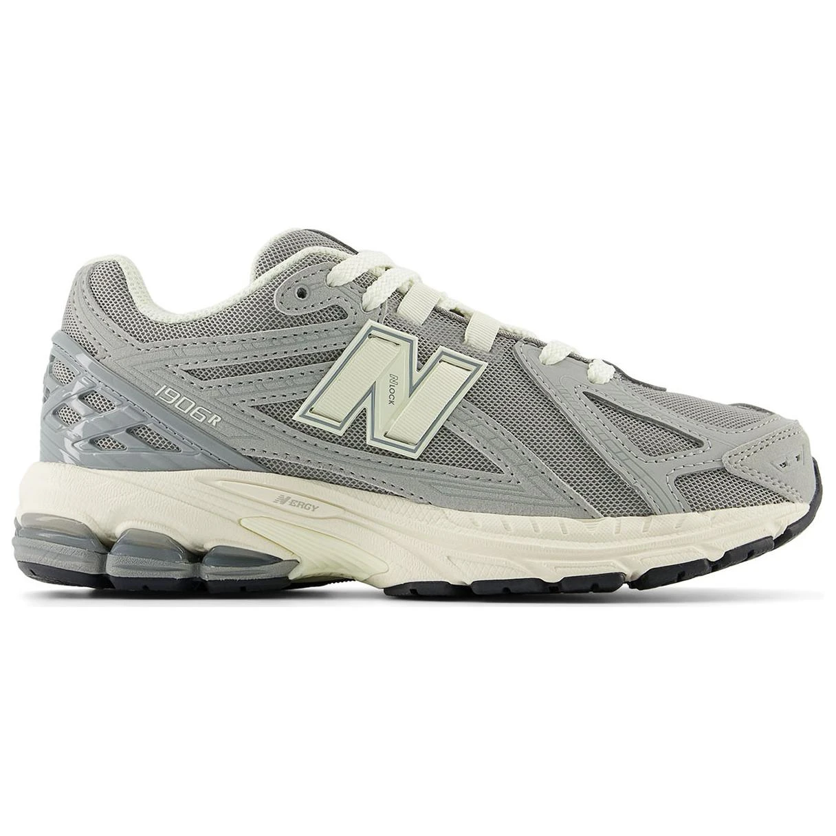 商品[国内直发] New Balance|[预售3天]NB 1906R 舒适简约 防滑耐磨 低帮 儿童休闲鞋 灰色 青少年,价格¥634,第3张图片详细描述