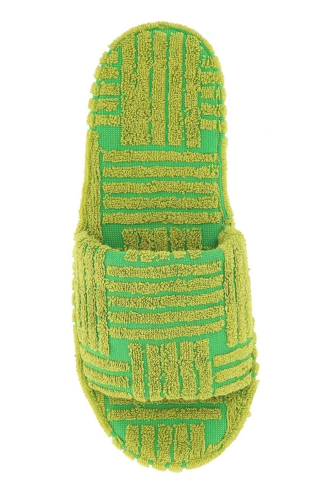 商品Bottega Veneta|Two-tone terry fabric Resort Sponge slippers,价格¥4849,第3张图片详细描述