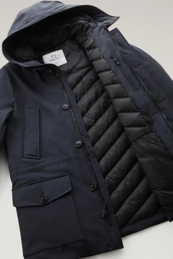 Arctic Parka in Stretch Nylon - Men - Blue 商品